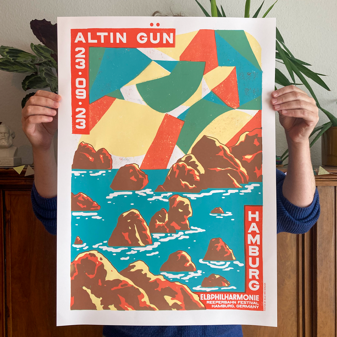 Altin Gün - Gigposter