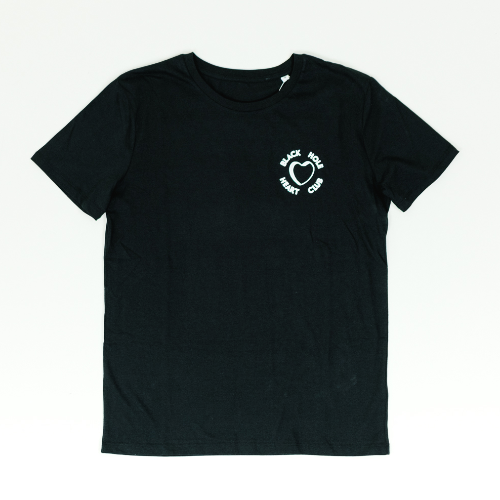 Black Hole Heart Club Logo Shirt