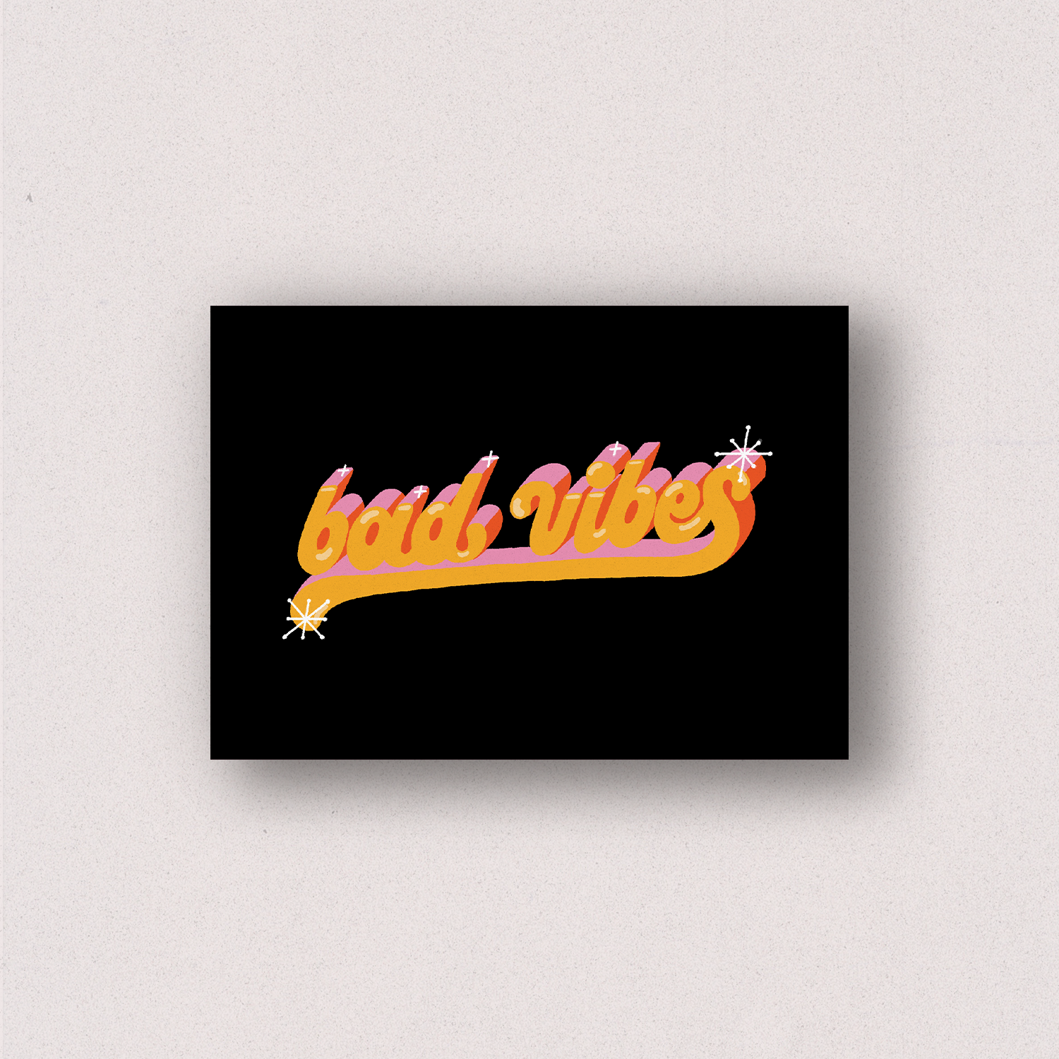 Bad Vibes Postcard