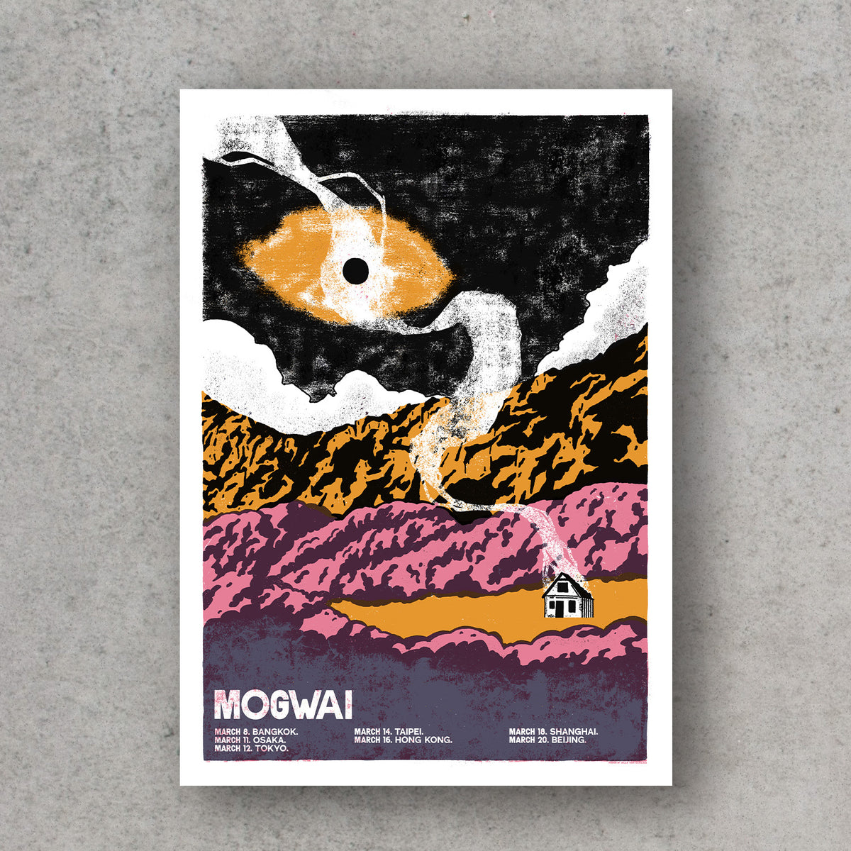 Mogwai - Tourposter Asia