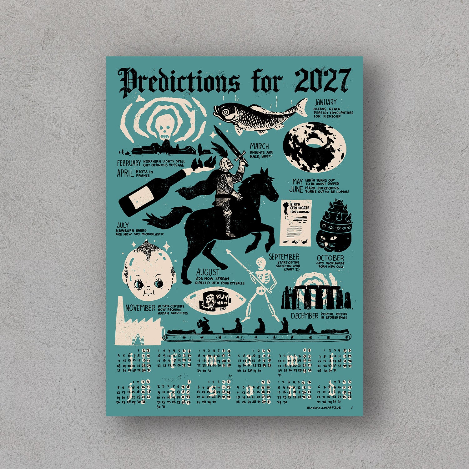 Predictions for 2027 Calendar